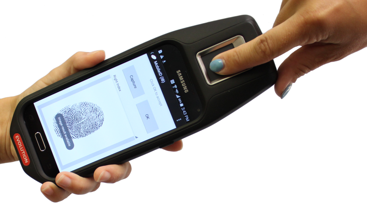 fingerprint capture android phone ploice use only